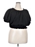 Old Navy Black Short Sleeve Blouse Size XXL (tall) - photo 1