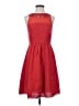 Maeve 100% Polyester Solid Red Casual Dress Size 2 - photo 1