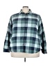 L.L.Bean Plaid Teal Long Sleeve Button-Down Shirt Size 3X - photo 1