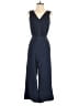 Nine West 100% Polyester Solid Blue Jumpsuit Size XS - photo 1