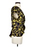 A.L.C. 100% Polyester Yellow Sleeveless Blouse Size 8 - photo 4