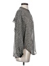 Max Studio 100% Polyester Polka Dots Gray Long Sleeve Blouse Size XS - photo 4