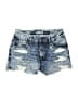 Rewash 100% Cotton Blue Denim Shorts Size 7 - photo 1