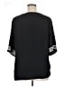 Xhilaration 100% Polyester Black 3/4 Sleeve Blouse Size XL - photo 2