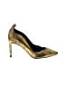Delman Shoes Metallic Gold Heels Size 6 - photo 1