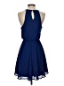 Blue Rain 100% Polyester Solid Blue Casual Dress Size XS - photo 2