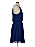 Blue Rain 100% Polyester Solid Blue Casual Dress Size XS - photo 4