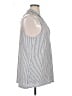 Max Studio Silver Sleeveless Blouse Size XL - photo 4