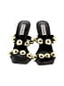 Steve Madden Black Sandals Size 7 - photo 2