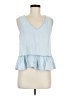 Rails 100% Lyocell Blue Sleeveless Blouse Size M - photo 1
