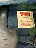 Levi's Plaid Green Long Sleeve Button-Down Shirt Size M (youth) - photo 3