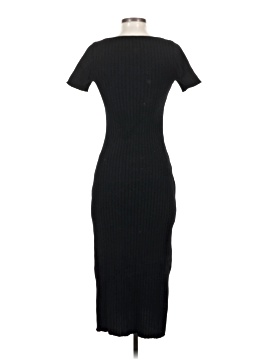 navy blue fit and flare dress Navy Knit Fit and Flare Sleeveless Mini Dress