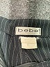 Bebe Stripes Black Dress Pants Size 6 - photo 7