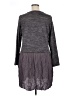 LOGO by Lori Goldstein Gray Long Sleeve Blouse Size L - photo 2