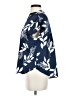 Maison d' Amelie Floral Blue Short Sleeve Blouse Size S - photo 5