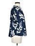 Maison d' Amelie Floral Blue Short Sleeve Blouse Size S - photo 4