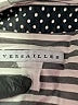 Versailles Stripes Silver 3/4 Sleeve Button-Down Shirt Size L (estimated) - photo 7