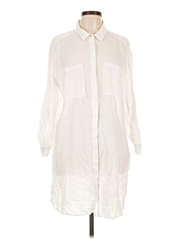 Seafolly 3/4 Sleeve Button-Down Shirt (view 1)