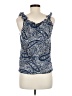 J.Crew Blue Sleeveless Blouse Size M - photo 2