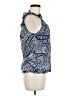 J.Crew Blue Sleeveless Blouse Size M - photo 4