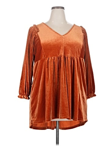 Umgee 3/4 Sleeve Blouse (view 1)