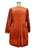 Umgee Orange 3/4 Sleeve Blouse Size XXL - photo 2