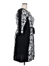 AA Studio AA Print Black Casual Dress Size 2X - photo 4