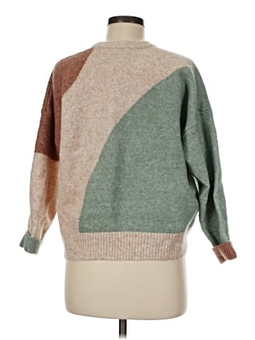 Madewell Cedarbrook Pullover Sweater in Colorblock (view 2)