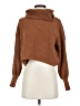Hazel Moon 100% Polyester Brown Turtleneck Sweater Size XS - photo 1