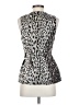 Julie Brown Silver Sleeveless Blouse Size 4 - photo 2