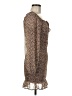 2Bella 100% Polyester Tweed Brown Cocktail Dress Size M - photo 4