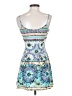 Aqua Print Blue Cocktail Dress Size XS - photo 2