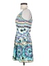 Aqua Print Blue Cocktail Dress Size XS - photo 5