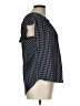 Lauren Conrad 100% Polyester Black Short Sleeve Blouse Size L - photo 4