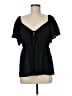 Torrid Black Short Sleeve Blouse Size Med Plus (00) - photo 1