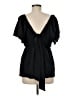 Torrid Black Short Sleeve Blouse Size Med Plus (00) - photo 2