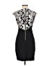 Ted Baker London 100% Polyester Graphic Black Cocktail Dress Size 2 (0) - photo 2