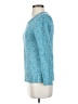 L.L.Bean 100% Cotton Tweed Teal Pullover Sweater Size XS (petite) - photo 5