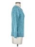 L.L.Bean 100% Cotton Tweed Teal Pullover Sweater Size XS (petite) - photo 4