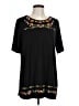 Amaryllis Black Short Sleeve Top Size L - photo 1