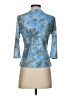 Tribal Blue 3/4 Sleeve Top Size S - photo 2