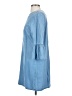 Zara Blue Casual Dress Size S - photo 5