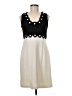 Taylor Stars Ivory Cocktail Dress Size 6 - photo 1