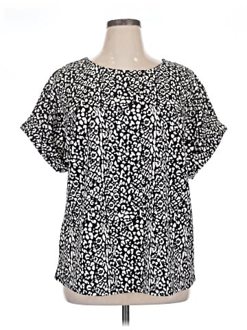 MELLODAY Short Sleeve Blouse (view 1)