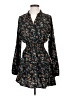 Justify 100% Polyester Floral Black Casual Dress Size S - photo 1