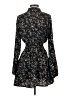 Justify 100% Polyester Floral Black Casual Dress Size S - photo 2