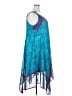 Catherines 100% Polyester Tie-dye Teal Cocktail Dress Size 2X - photo 4