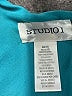 Studio 1 100% Polyester Paisley Blue Cocktail Dress Size 10 - photo 7