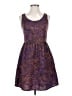 Collective Concepts 100% Polyester Paisley Purple Cocktail Dress Size XS - photo 1