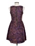 Collective Concepts 100% Polyester Paisley Purple Cocktail Dress Size XS - photo 2